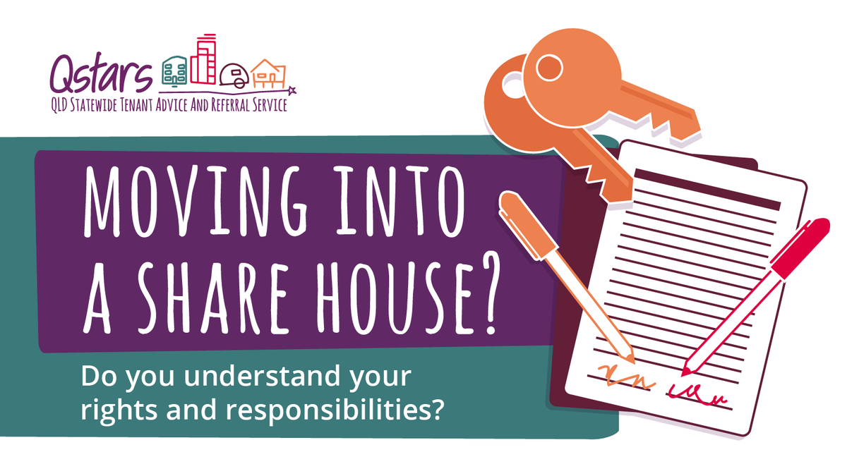 It can be difficult to determine if and how you are covered by tenancy laws, especially if you live in a share house. For help to work out your legal status, check out our Share housing – Your legal status factsheet here: tenantsqld.org.au/factsheets/sha…