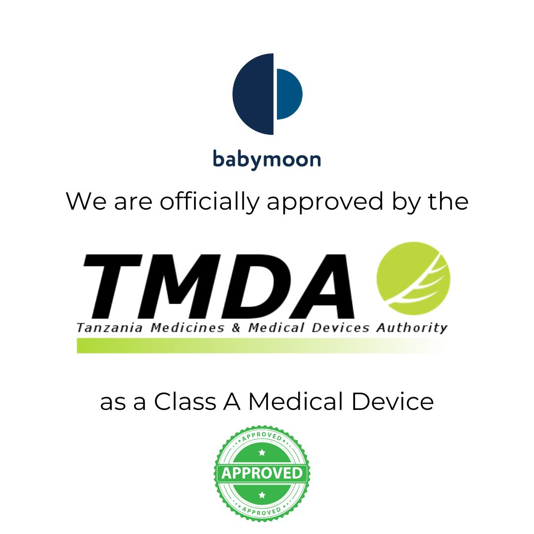 🌟 Big News! 🌟

Babymoon Carrier is now officially a TMDA-Approved Class A Medical Device! 🇹🇿✅
With this approval, we’re scaling impact beyond the 13 hospitals where Babymoon Carrier is already in use, strengthening our work with the Tanzania Ministry of Health.