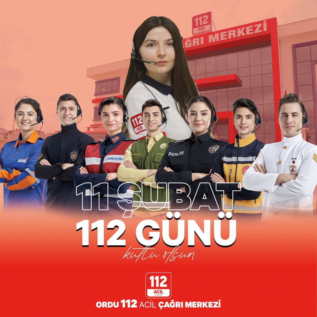 11 Şubat Dünya 112 Günü Kutlu Olsun.