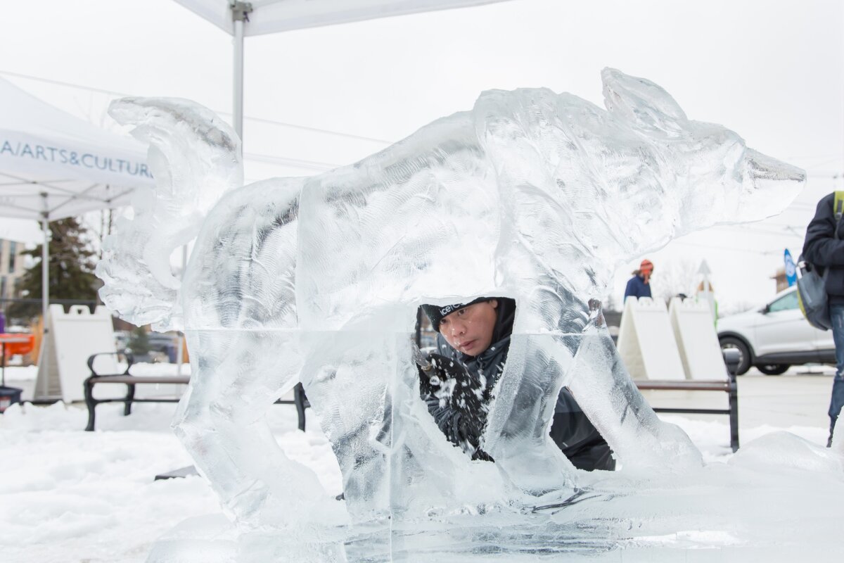 GlobeDip's tweet photo. Winterloo Festival is happening now in Waterloo! Don’t miss the snow games, live music, and food trucks. Who’s going? #Winterloo #ThrillSeekers #Waterloo https://t.co/D27zTqiQb2