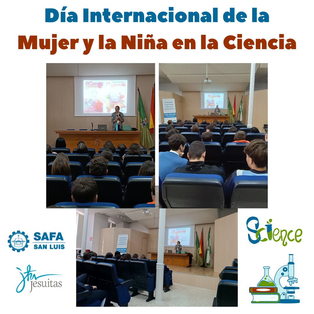 En nuestra web hemos elaborado una pequeña reseña con motivo del Día Internacional de la Mujer y la Niña en la Ciencia, que celebramos hoy.
elpuerto.safa.edu/2025/02/11/dia…
¡Gracias, <a href="/Ana_gongar/">Ana González</a>, por venir a nuestro centro para guiar a nuestros alumnos!