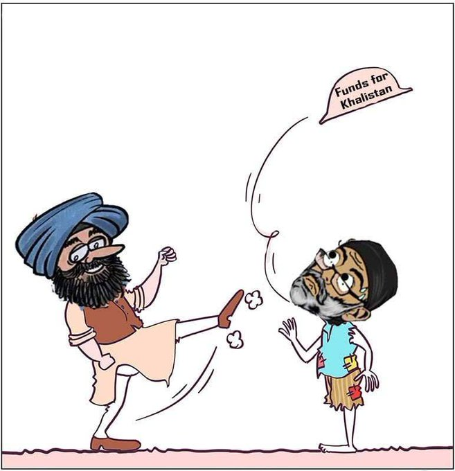 GurleenKBrar's tweet photo. Pannun, take your #Khalistan delusion elsewhere! 

Sikhs stand for unity, not your foreign-funded chaos. Stop tarnishing our identity with your divisive agenda. India belongs to Sikhs, and Sikhs belong to India!

 We reject your fantasy. 

#SikhsAgainstKhalistan #IndiaUnites https://t.co/SVvcG8ueUU