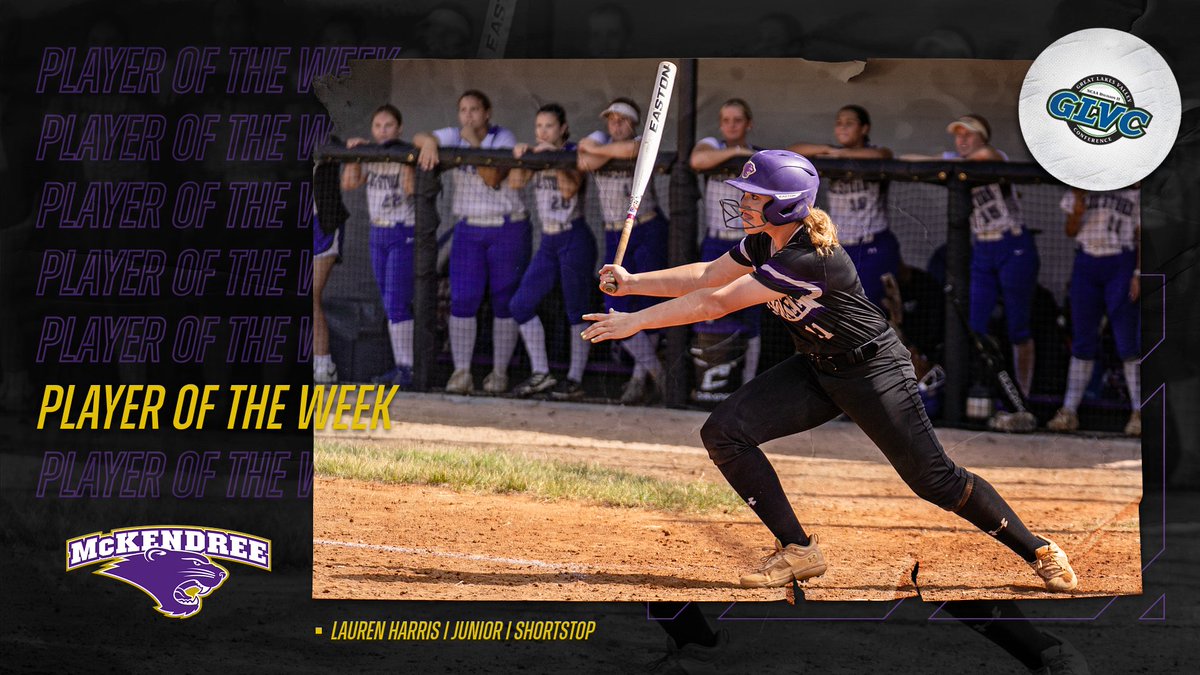 McKendree Bearcats (@mckbearcats) on Twitter photo ๐ฅ๐พ <a href="/McKendreeSB/">McKendree Softball</a> junior shortstop Lauren Harris earned the Bearcats' second #GLVCsb weekly honor of the campaign following her weekend performance, including her .545/.688/1.182 slash over four games!
๐ฐ๐ tinyurl.com/2782c2l8
#BearcatsUnleashed #D2sb ๐ฅ๐พ <a href="/McKendreeSB/">McKendree Softball</a> junior shortstop Lauren Harris earned the Bearcats' second #GLVCsb weekly honor of the campaign following her weekend performance, including her .545/.688/1.182 slash over four games!
๐ฐ๐ tinyurl.com/2782c2l8
#BearcatsUnleashed #D2sb
