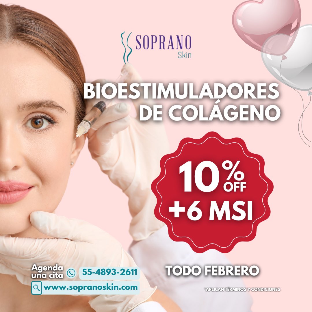 marinoderma's tweet image. 💖¡FEBRERO DE CUIDADO Y BELLEZA EN SOPRANO SKIN!💖

🌟Este mes di sí al cuidado que mereces 💖En Soprano Skin tenemos todo lo que necesitas para sentirte y lucir espectacular. 

*Aplican restricciones 

#dermatologo #Promotion