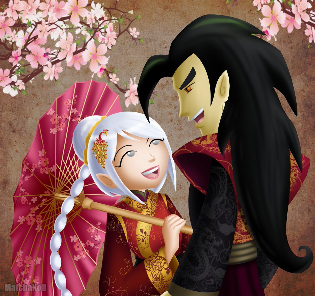 MatchaRainArt's tweet photo. Another old picture but a favorite of mine! It took me forever to paint this picture of Chase and Crystal in these beautiful Chinese marriage outfits! π
#yume #yumeship #yumetwt #chaseyoung #chastal #xiaolinshowdown #xiaolinshowdownoc #xiaolinoc #xsoc https://t.co/FE9RIXiuJH