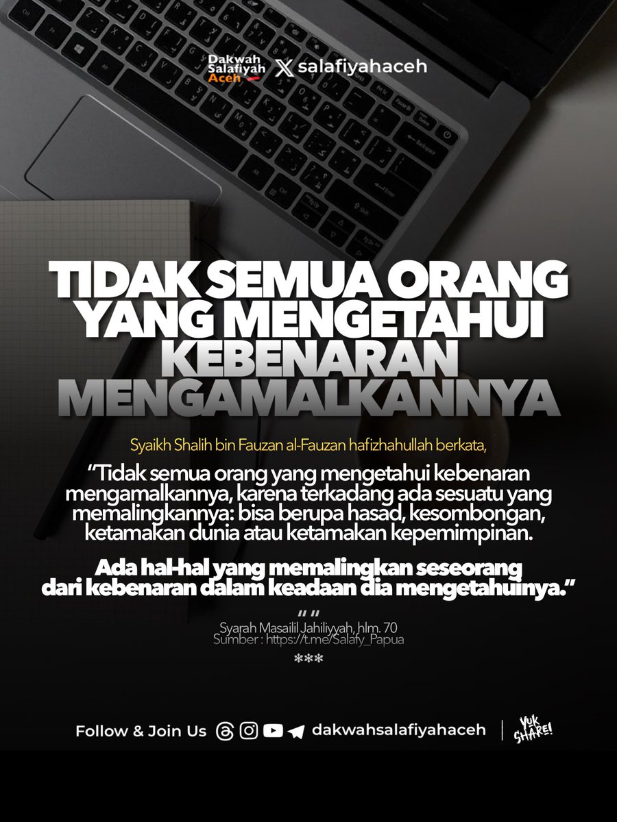 Dakwah Salafiyah Aceh (@salafiyahaceh) on Twitter photo 