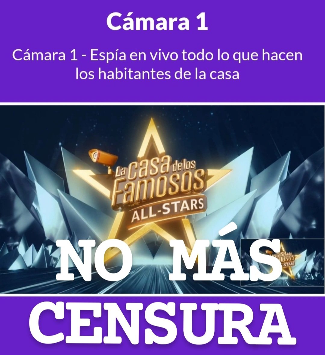 ToonyVillasmil's tweet photo. @fans_escuchamos #LaCasaDeLosFamososAllStars https://t.co/ScjqT4IItQ