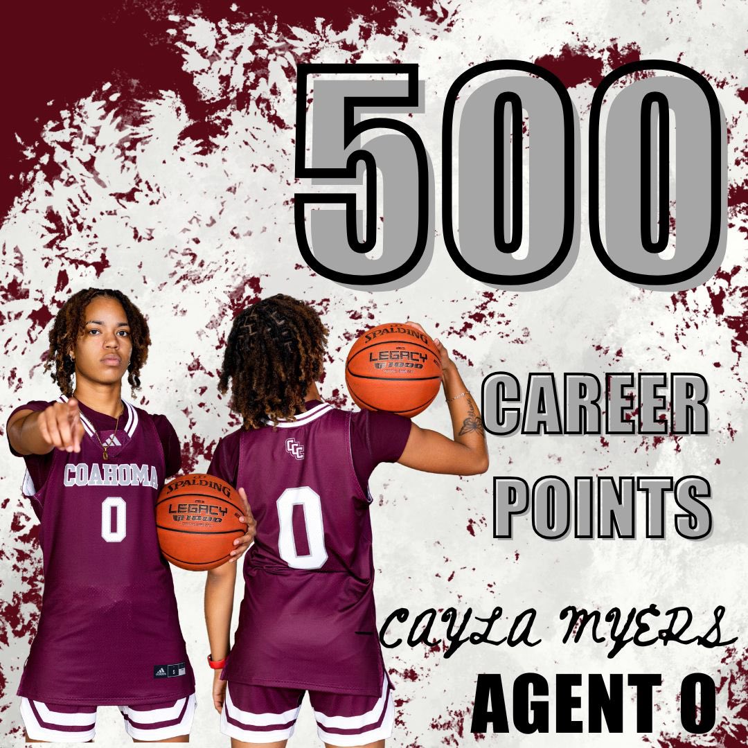 CCC Women’s Bball (@cccladyhoops) on Twitter photo Tiger Nation, help us congratulate our sophomore <a href="/caylamyers15/">cayla myers</a> on reaching an incredible milestone tonight to achieve her 500 career points!! We are so proud of her and look forward to the many more things she will accomplish #CoahomaProud 🔥🐅 Tiger Nation, help us congratulate our sophomore <a href="/caylamyers15/">cayla myers</a> on reaching an incredible milestone tonight to achieve her 500 career points!! We are so proud of her and look forward to the many more things she will accomplish #CoahomaProud 🔥🐅