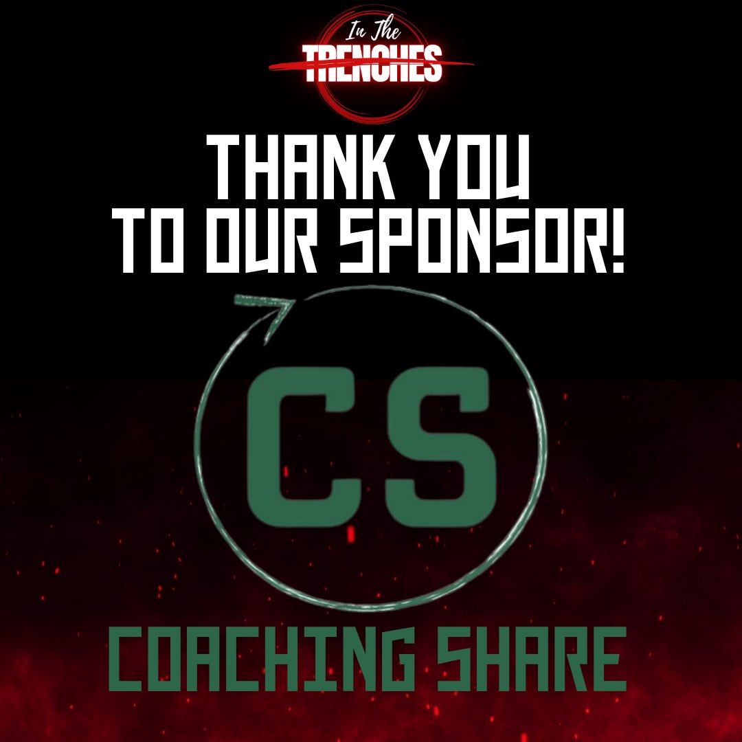 Pumped to be partnering with <a href="/coaching_share/">CoachingShare.com</a> for all past &amp; future clinic videos. This is a place for all coaches to share, sell, buy &amp; collaborate on all sports related material. Go check them out! 

Sponsor Info: coachingshare.com
Clinic Info: trenchesclinic.com