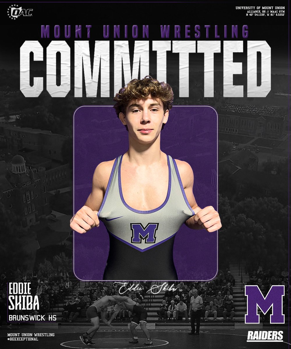Congratulations to Senior Eddie Skiba on his commitment to the University of Mount Union!  Getting a good one!
