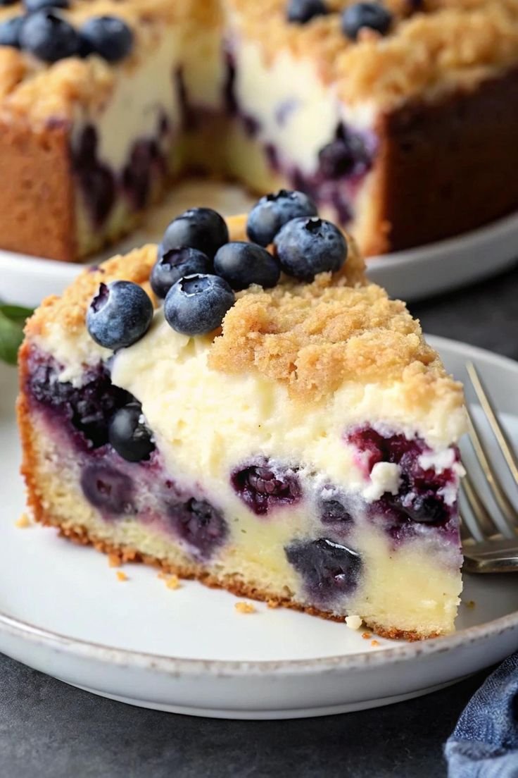 Blueberry Cream Cheese Coffee Cake