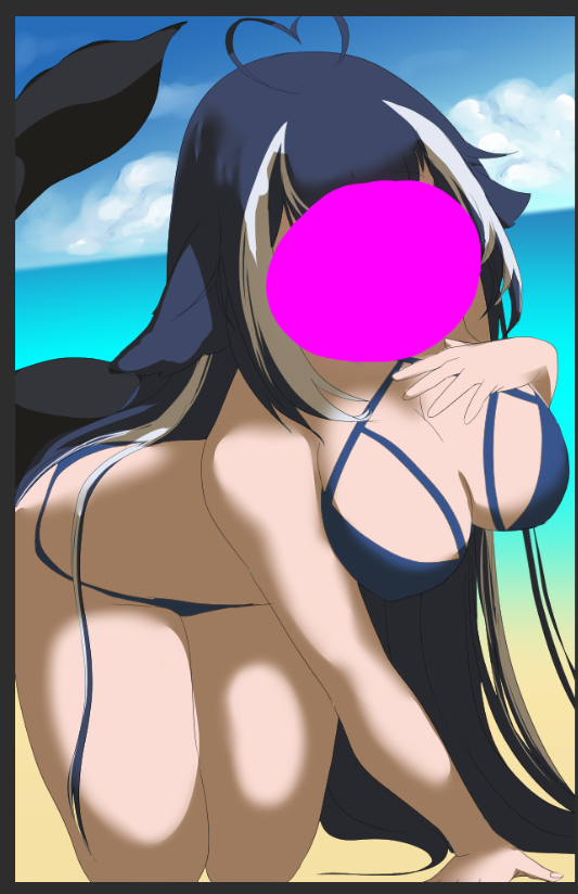 working on a Shylily piece uwu