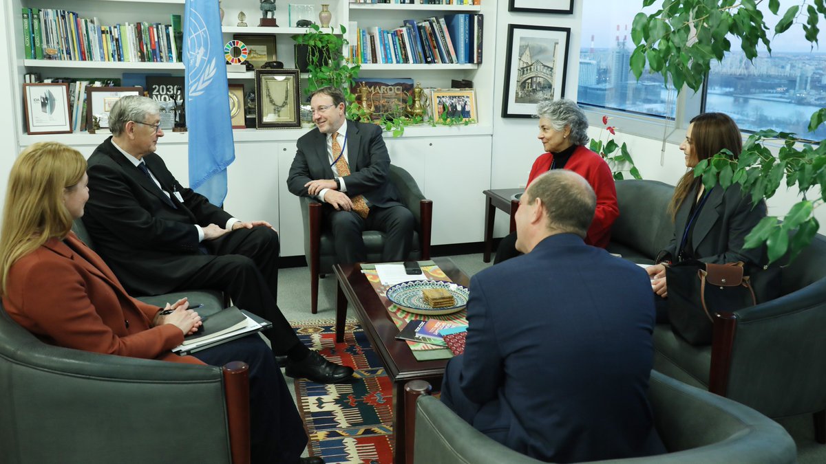 ASteiner's tweet image. Great to welcome Dr. Danilo Türk, former President of Slovenia &amp;amp; current President of @ClubdeMadrid. 

We discussed shared priorities on strengthening our collaboration on advancing #SustDev, democracy &amp;amp; peace to drive transformative change #ForPeopleForPlanet.
