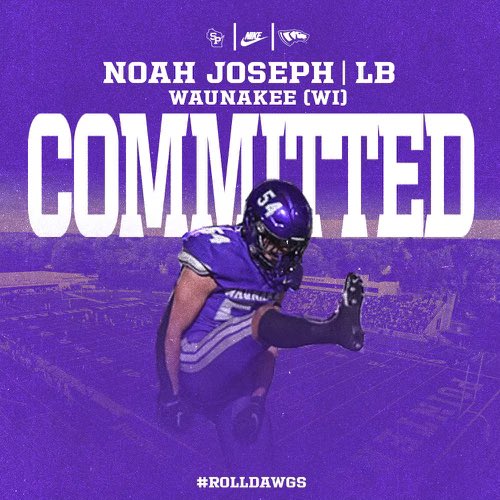 Noah (@noahjoseph54) on Twitter photo I am beyond blessed and excited to announce my commitment to the UWSP to continue my academic and football journey! Thank you to my family, coaches and teammates for believing in every step I took along the way! #ROLLDAWGS
<a href="/CoachAArcher/">𝙰𝚄𝚂𝚃𝙸𝙽 𝙰𝚁𝙲𝙷𝙴𝚁</a>
<a href="/WHSWarriorsFB/">Waunakee Football</a>
<a href="/MJ_NFLDraft/">Mark Johnson</a> I am beyond blessed and excited to announce my commitment to the UWSP to continue my academic and football journey! Thank you to my family, coaches and teammates for believing in every step I took along the way! #ROLLDAWGS
<a href="/CoachAArcher/">𝙰𝚄𝚂𝚃𝙸𝙽 𝙰𝚁𝙲𝙷𝙴𝚁</a>
<a href="/WHSWarriorsFB/">Waunakee Football</a>
<a href="/MJ_NFLDraft/">Mark Johnson</a>