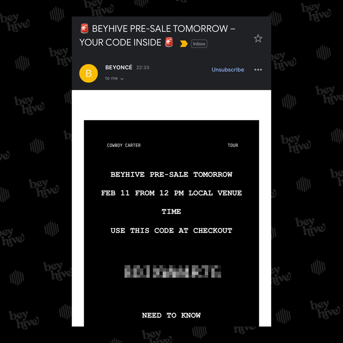 BEYHIVE tweet media