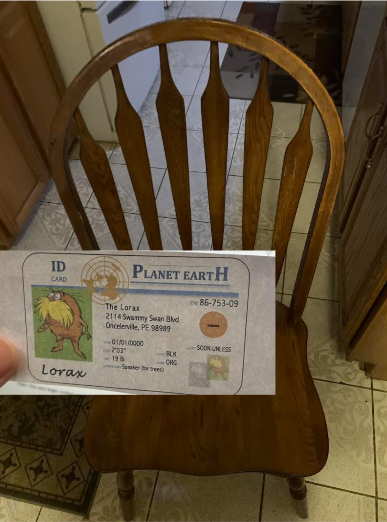 Ameen_A211's tweet photo. This chair was made out of wood from trees in forests. Trees offer an economic resource for humans, but cutting or burning too many can harm ecosystems if there is not enough shelter. #apeseco @franklinlorax https://t.co/QjG6Yk1AVj