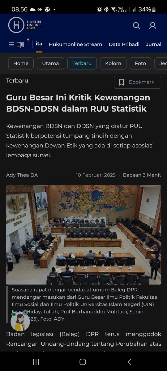 INDIKATOR (@indikatorcoid) on Twitter photo Prof <a href="/BurhanMuhtadi/">IG @burhanuddinmuhtadi</a> memberikan kritik pada kewenangan BDSN-DDSN dalam RUU Statistik.
Baca selengkapnya disini:
hukumonline.com/berita/a/guru-… Prof <a href="/BurhanMuhtadi/">IG @burhanuddinmuhtadi</a> memberikan kritik pada kewenangan BDSN-DDSN dalam RUU Statistik.
Baca selengkapnya disini:
hukumonline.com/berita/a/guru-…