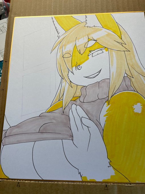 チラリ稲荷野先生 