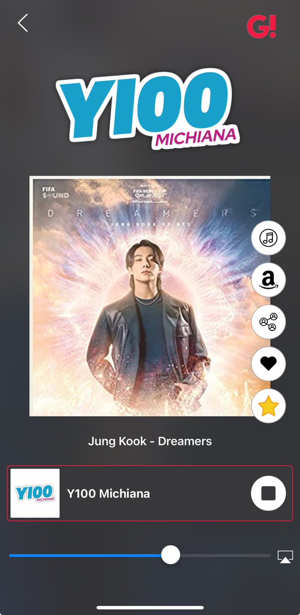 nob_str7's tweet photo. Really appreciate @OnAirMiranda and @Y100Michiana_ for playing #Dreamers by #JungKook at #4 on #MostRequested9at9!  💞
It’s such a powerful and energizing track that leaves us feeling motivated. 🔥 https://t.co/q8ZPRot5CE