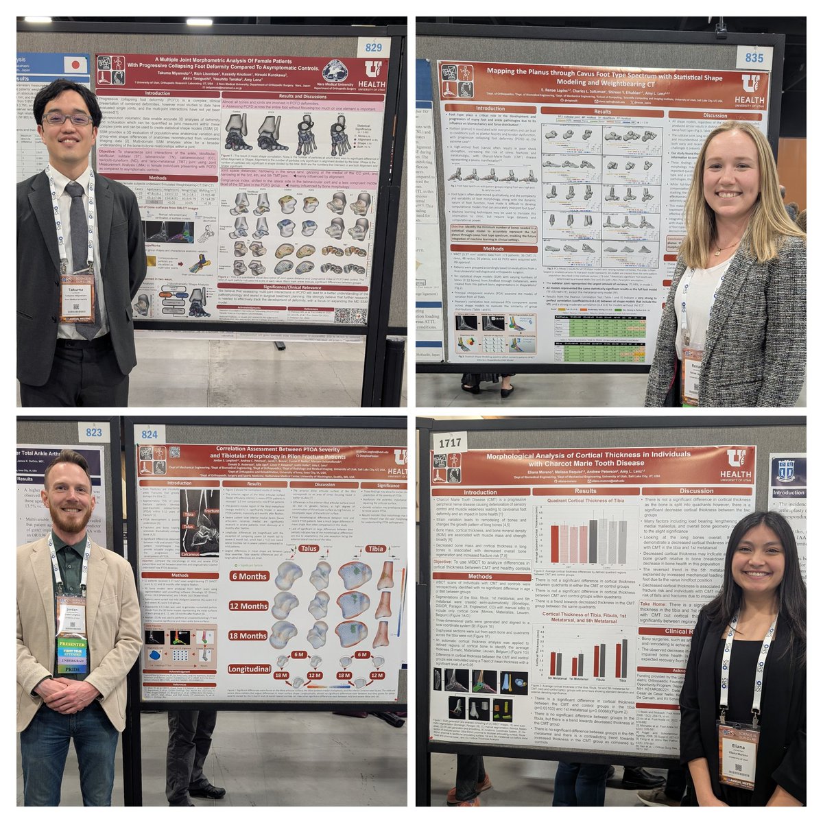 Amy Lenz (@lenzetal) on Twitter photo Awesome job to my team presenting posters at #ORS2025 I'm so proud of all their work and achievements in my lab! Way to go Takuma, <a href="/renae_lapins/">Elana “Renae” Lapins</a>, Jordan, and Eliana! #ProudPI #FootAndAnkle Awesome job to my team presenting posters at #ORS2025 I'm so proud of all their work and achievements in my lab! Way to go Takuma, <a href="/renae_lapins/">Elana “Renae” Lapins</a>, Jordan, and Eliana! #ProudPI #FootAndAnkle