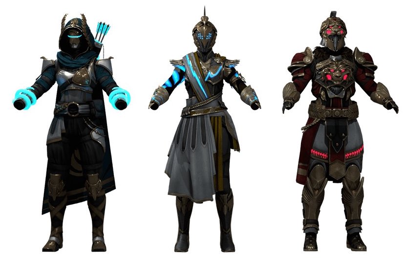 Bungie_Leaks's tweet image. A better look at Guardian Games 2025 Ornament Sets!

Hunter: Glory of Apollo Set
Warlock: Favor of Athena Set
Titan: Honor of Ares Set