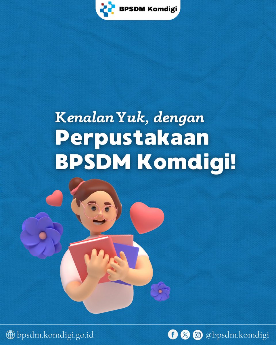 bpsdmkomdigi's tweet image. Sobat Digizens lagi ikut pelatihan atau beasiswa dari BPSDM Komdigi?
Butuh tambahan buku referensi untuk tugas kuliah, pelatihan, atau
sekadar mau baca novel?
Yuk, datengin Perpustakaan BPSDM Komdigi sekarang!
#bpsdmkomdigi #perpustakaan #repository #kemkomdigi