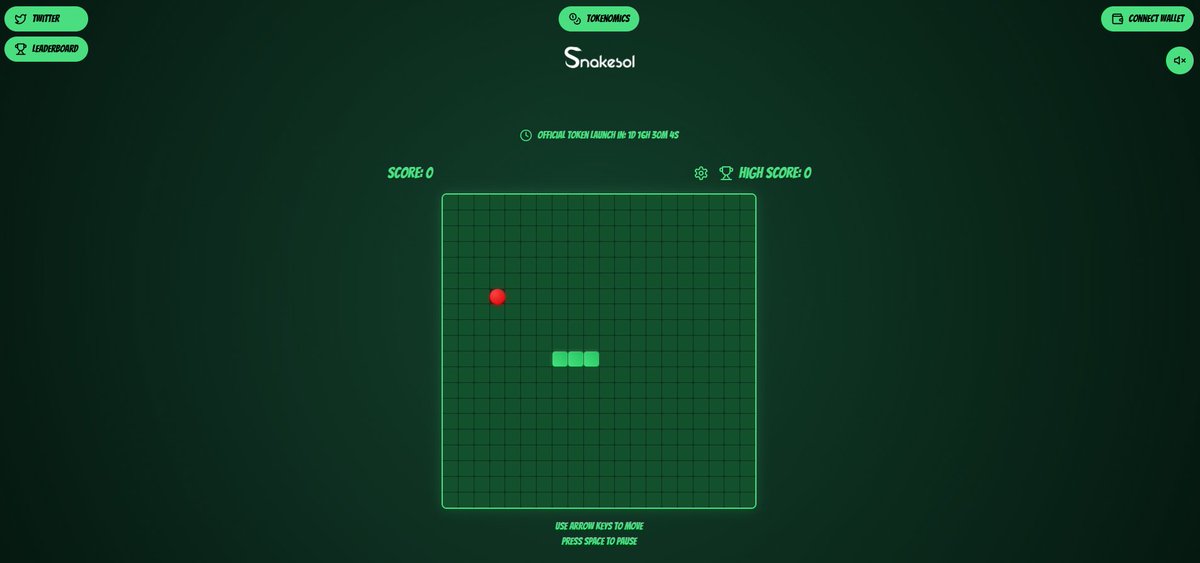 snakesol_io's tweet photo. Our game is almost ready, and you can already test it!

Send us your feedback and show us your highest score! https://t.co/AqzWHf3xih