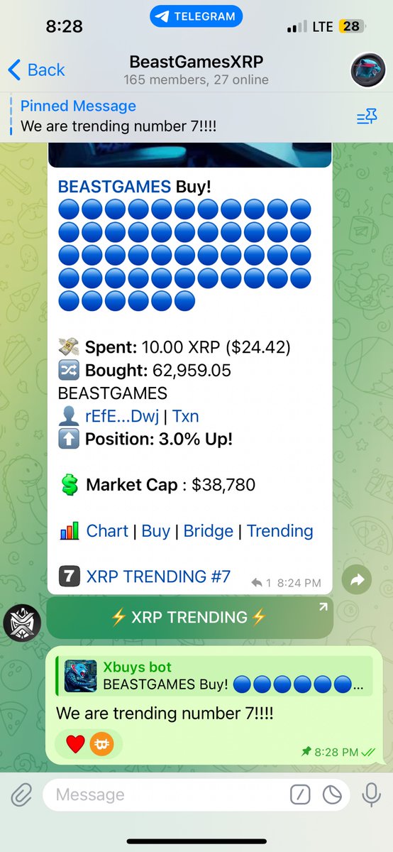 BeastGamesXRP's tweet photo. $BgXrp Trending Number 7!!!! 

🚀🚀🚀😎 https://t.co/02D1KmMb5u