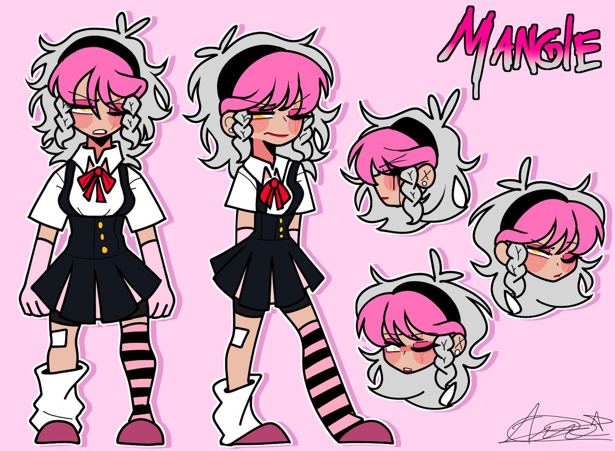 Segunda parte de ✨️haciendo a los de fnafhs a mi manera✨️

Comenzamos con Manglee 
#FNAF #FNAFHS #FiveNightsAtFreddys