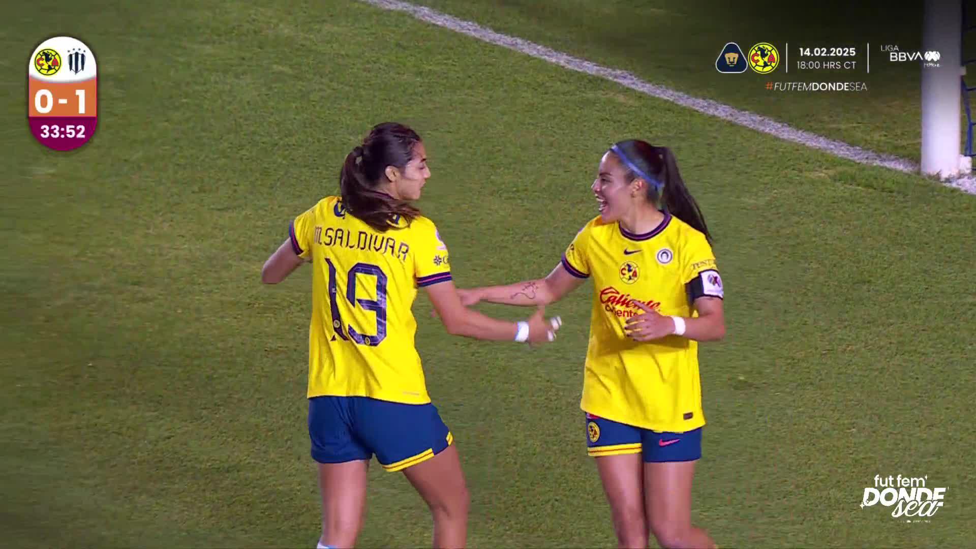 ¡G⚽️⚽️⚽️L! 😮‍💨 Se empató el partido con gol de la 💎Saldívar. 👉🏼  👉🏼  #FutFemDondeSea
