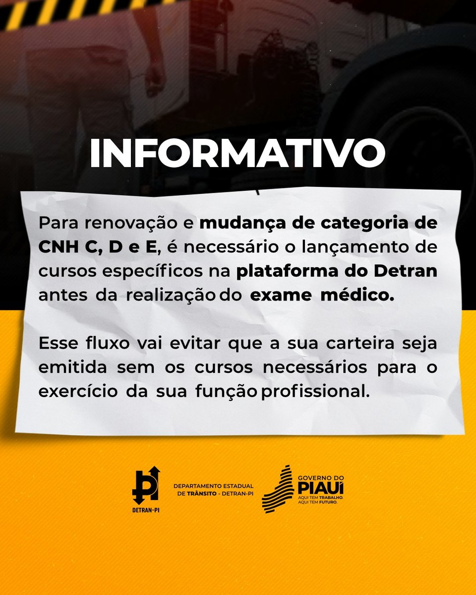 Detran Piauí tweet media