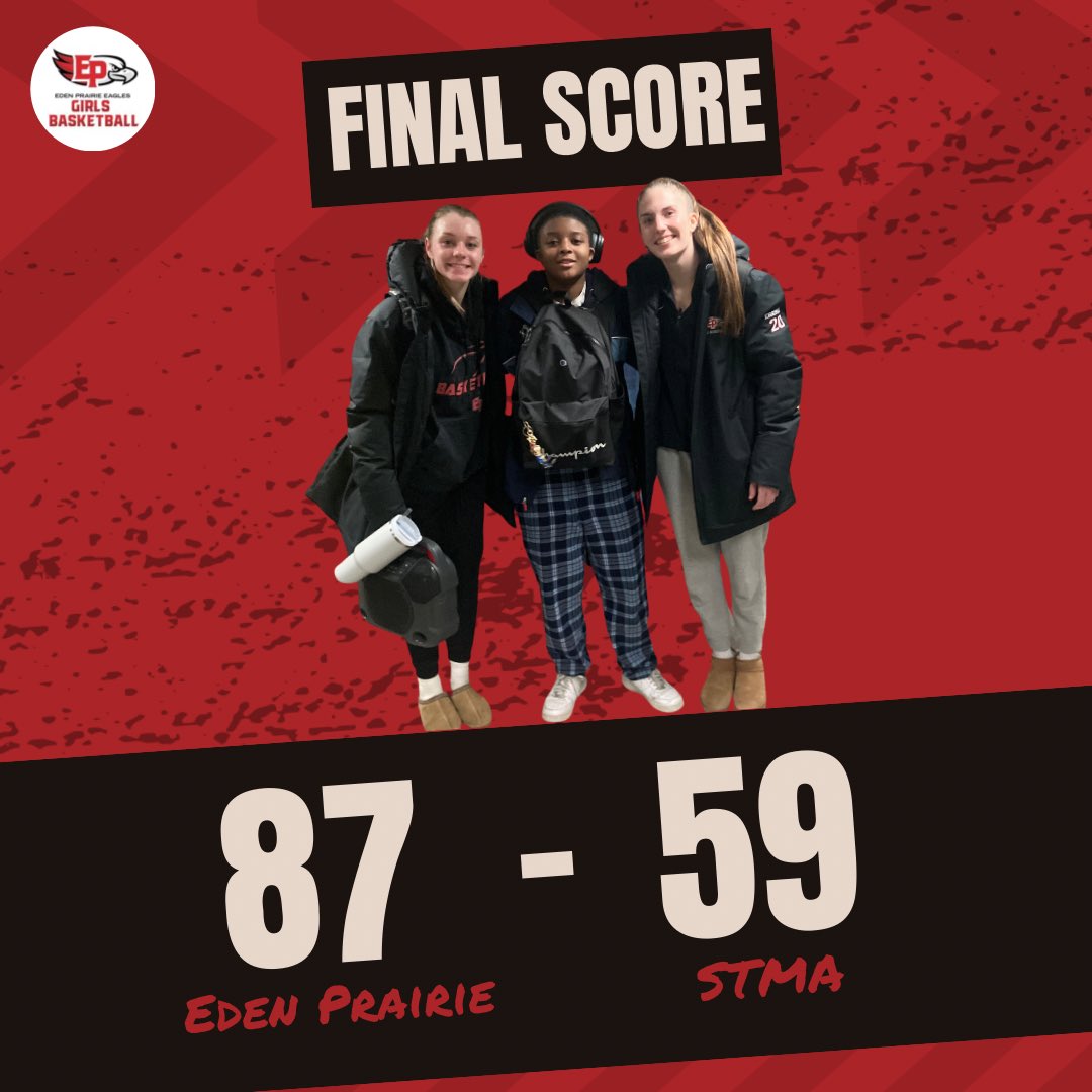 The eagles dominated STMA and finished with a win. The players of the game were Tori with  33 points. Rae with 23 points and 12 rebounds. And Ella With 13 points and 3/3 from the three point line.