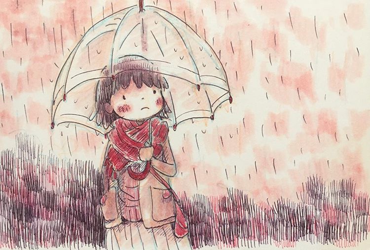 Toastiewiththe's tweet photo. not my #art
IG mypicturebookcafe
Raining every day 😭#illustration #illustrator #canadawestillustrators #kidlitart #kidlit #children #rain #rainyday #umbrella #penandink #梅雨 #雨の日 #opusdailypractice #opusdailypractice2020 https://t.co/W1lqPA0qRV