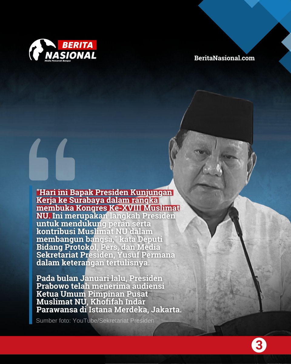 NasionalBerita_'s tweet image. Prabowo Ucapkan Selamat ke Khofifah Jadi Gubernur Jatim Kedua Kali

#Prabowo #Selasa #Khofifah #Jatim #Gubernur #NU #beritanasional