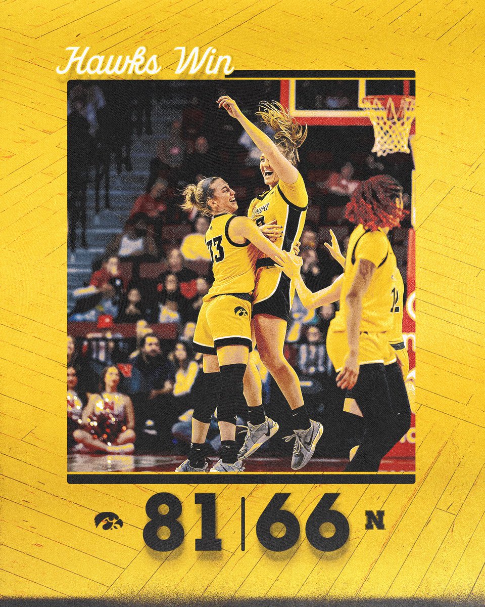 Got it done in Lincoln 👏

#Hawkeyes