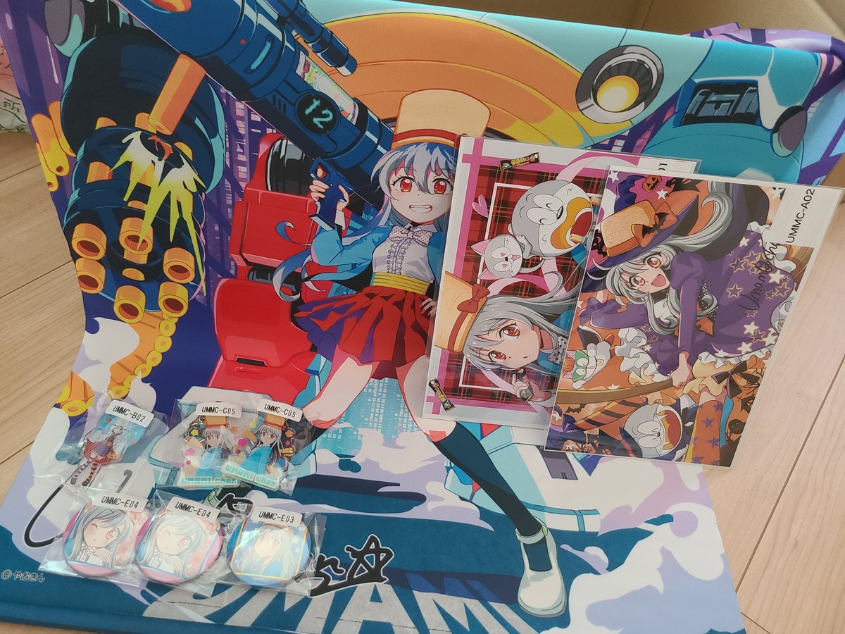 ち*つ様 うまみちゃん ウェブポン レア賞 直筆サイン入りキャンバス