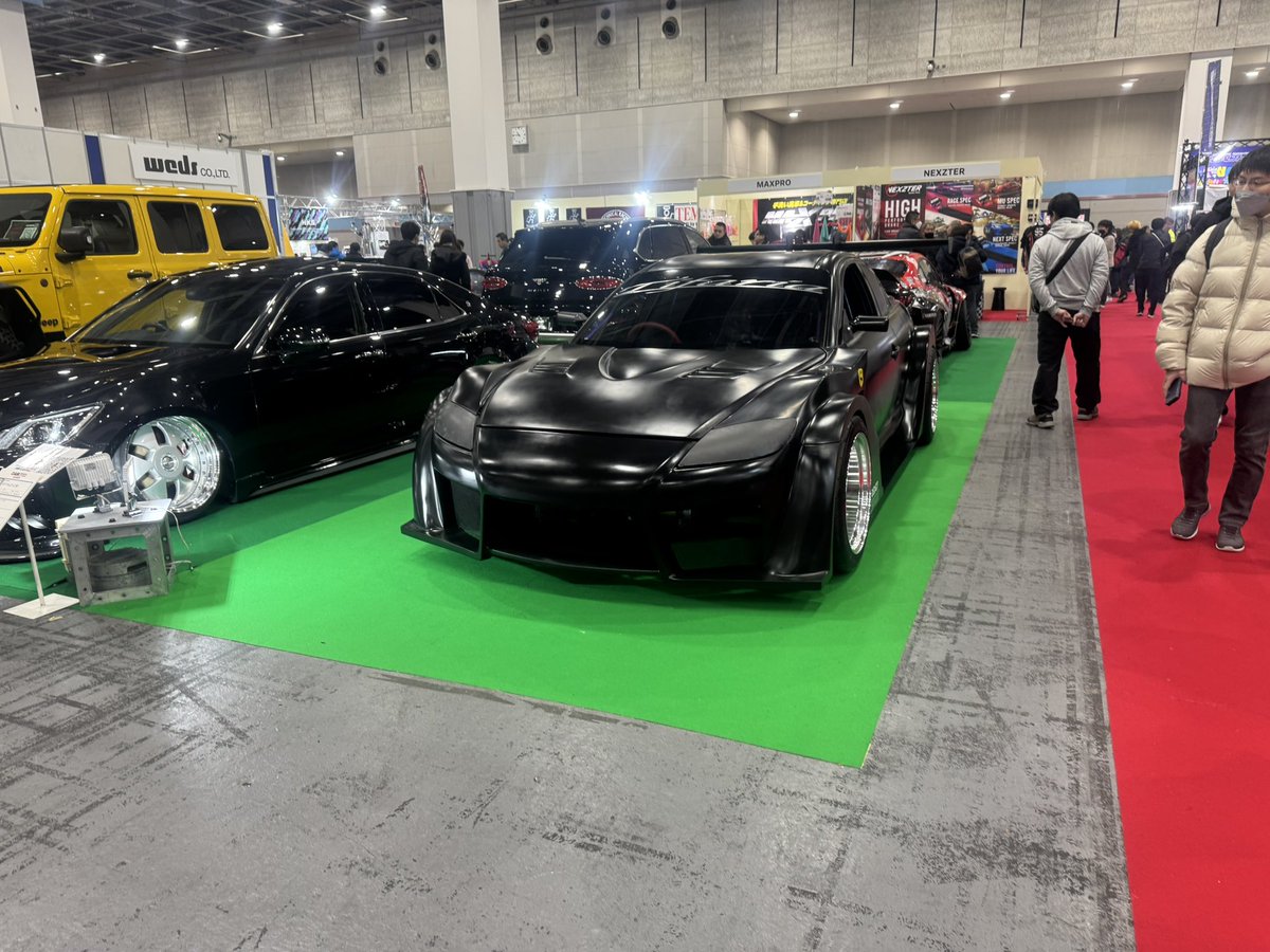 nrf_tifaria_jun's tweet photo. 2025オートメッセでお披露目
ナカムラレーシングファクトリーのRX-8が気になった方や写真を撮って頂いた方拡散お願いします😃
#オートメッセ
#オートサロン
#ナカムラレーシング
#RX-8
#GT3
#MAZDA
#RAYS
#5FIVEX
#ロータリー
#RE https://t.co/F0El7jS7Lp