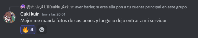 cukizilla's tweet photo. Como recién me avisaron unos chicos por YT,  hay un tipo haciéndose pasar por mí y otras personas en Discord y por las capturas... sobra decir que no soy yo XD

Si supuestamente les hablo o ando en servidores sin tener mis redes linkeadas no soy yo, no copeen de ningún falso 🐭🤙 https://t.co/4UeFJX06V8