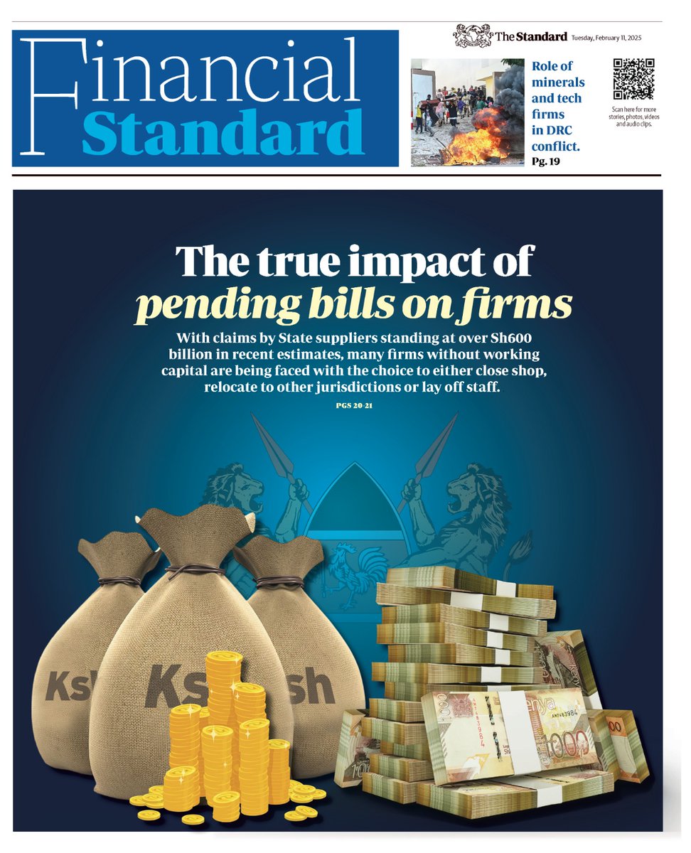 StandardKenya's tweet image. Grab a copy of The Standard newspaper at your nearest vendor today to read these and more stories or subscribe to the e-paper at epaper.standardmedia.co.ke