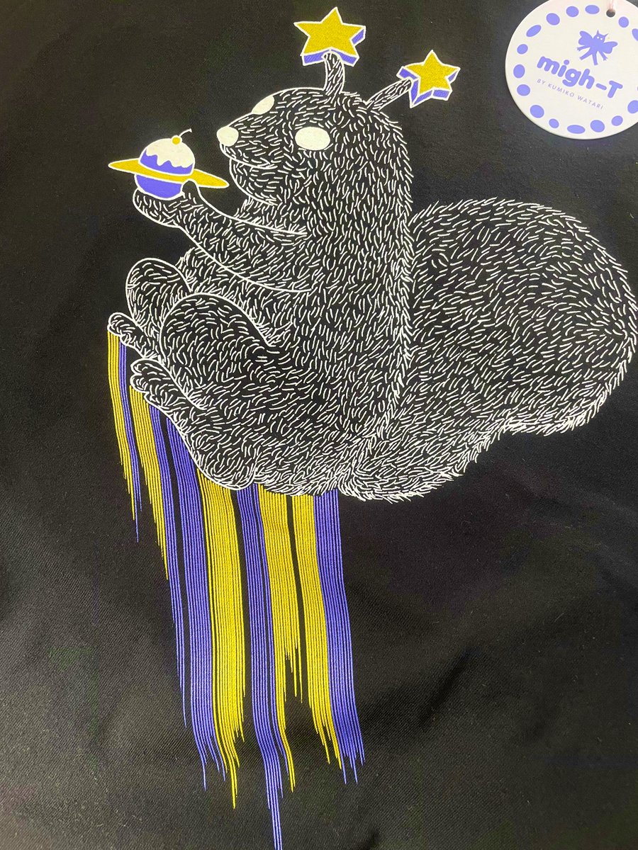 mym660612's tweet photo. RP 宇多田さんのリハT届きました！宇宙リスかわよ🐿️ https://t.co/whJbkPVOQh