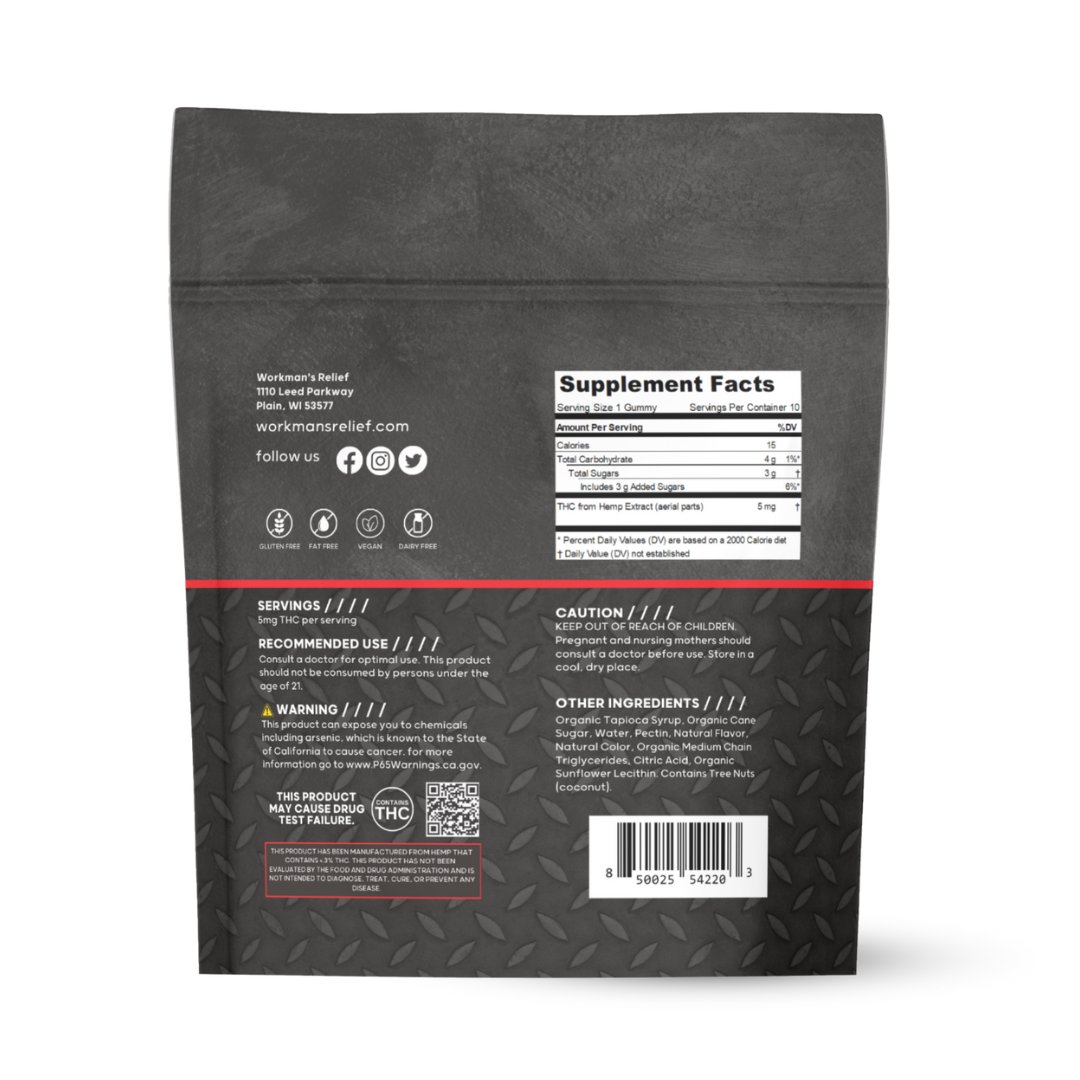 Cportmerch's tweet image. Adult Use Only 21+ ⚠️ 📢 

Workman's Relief 🔥 📛 
D9 5mg Watermelon THC Gummies - 10ct - 50MG

workmansrelief.com/product/d9-thc…

#Gummies #cbd #workmansrelief