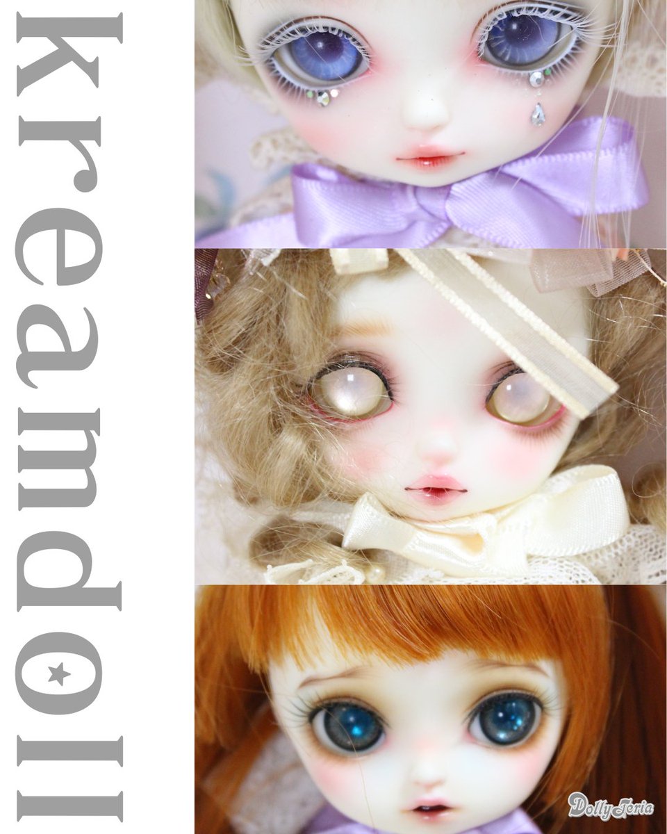 DollyteriaA's tweet photo. ドーリーテリア秋葉原店でございます!!
#DTA入荷情報
kreamdoll 24cmサイズの可愛らしいドールちゃん達がご来店です✨️
ウィッグ・アイ・衣装セットになります!!
Kream Dollのボリューム有りお花モチーフの衣装も見応えです🌸
#kreamdoll https://t.co/HyI8aOlur2