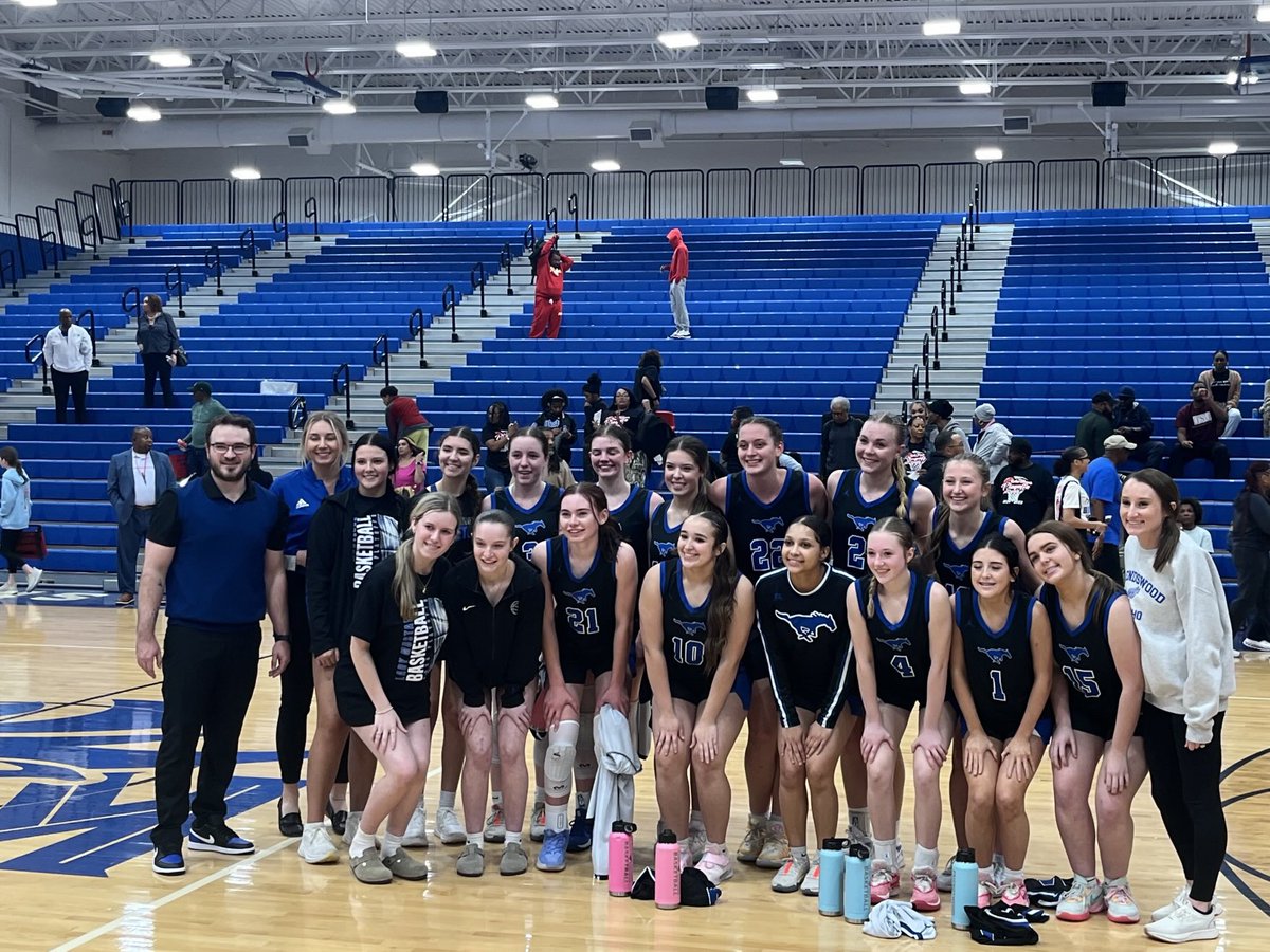 Coach Spencer (@spencer_bball) on Twitter photo Mustangs pull off the upset in the first round over #21 Beaumont West Brook. This marks the 25th win of the year and the 150th of my career. I cannot express how thankful I am to these young women!
<a href="/TXHSGBB/">#TXHSGBB—TXHSGBB.com</a> <a href="/FwoodAthletics/">Friendswood Athletics</a> Mustangs pull off the upset in the first round over #21 Beaumont West Brook. This marks the 25th win of the year and the 150th of my career. I cannot express how thankful I am to these young women!
<a href="/TXHSGBB/">#TXHSGBB—TXHSGBB.com</a> <a href="/FwoodAthletics/">Friendswood Athletics</a>