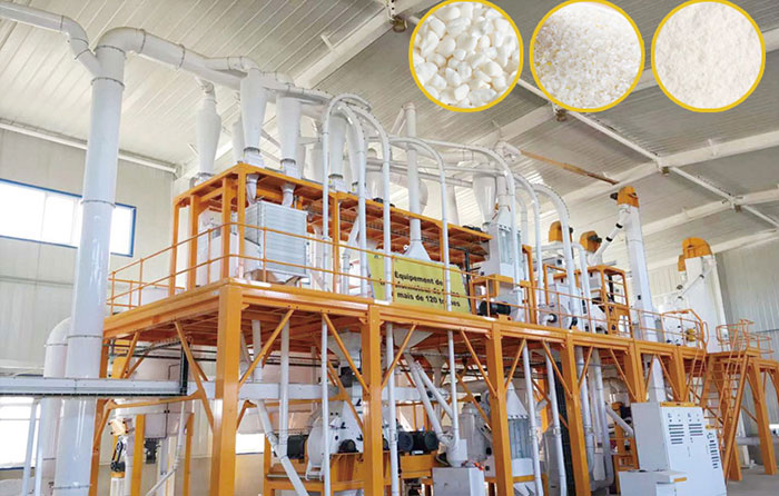 uWWpQCOfn8o3nl8's tweet image. A maize flour milling machine with a hammer crusher provides efficient grinding with high output. 🔨🌽 The hammer crusher ensures finer and uniform particle size, enhancing the flour’s texture for better-quality food products.  #HammerMill #FlourProduction #GrainProcessing