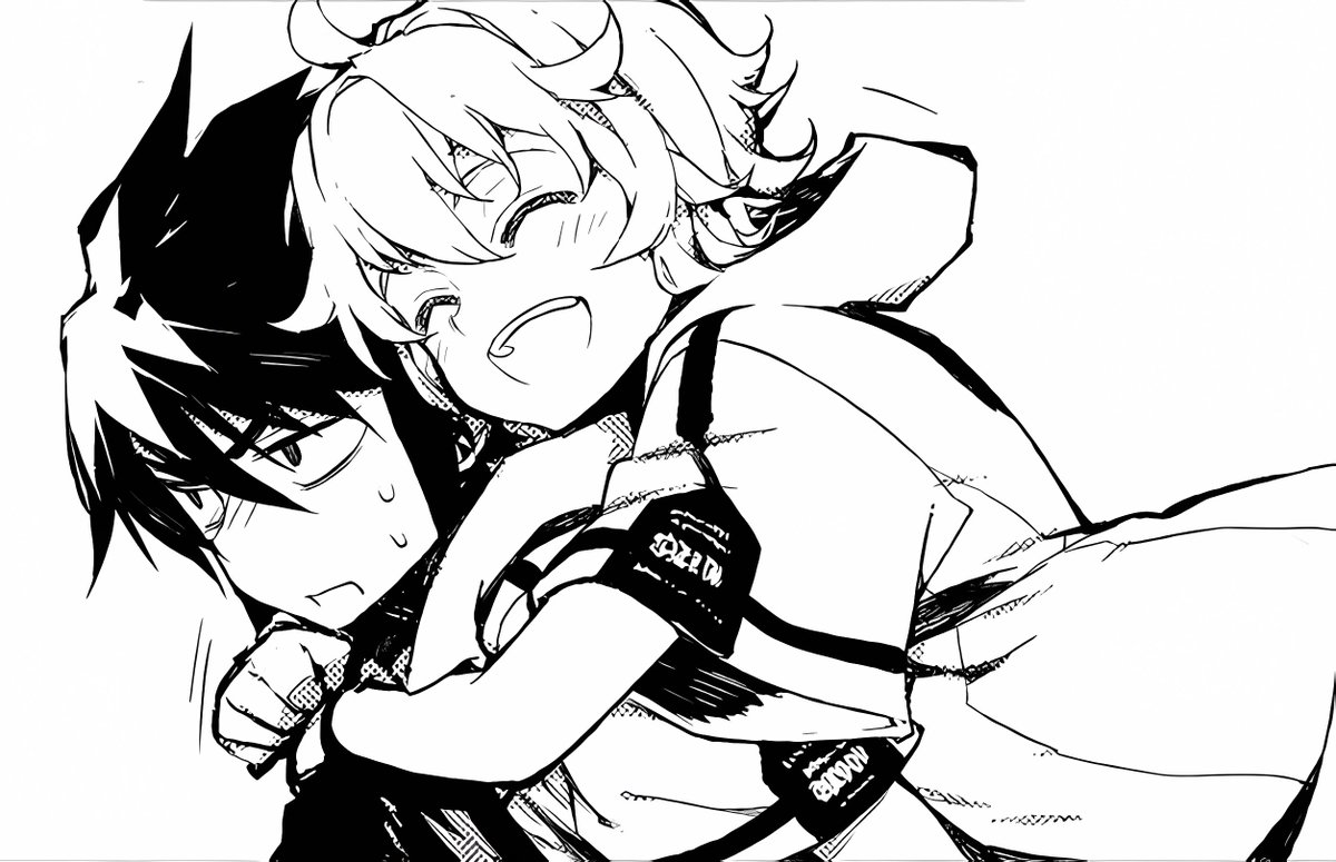 Otaku_Fan27's tweet photo. This yuumika panel on chapter 2 reminds me a lot of the guremahi photo we got on chapter 97 https://t.co/6u8VoJ6RiH