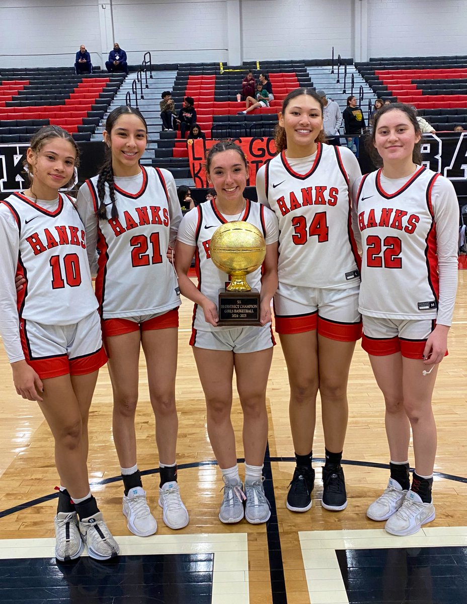 JMHanksHigh's tweet photo. The Lady Knights are your Bi-District Champs!!!  They beat the Andress Eagles 49-12.🏀

Next stop, Regionals! https://t.co/Yn87CxSuWw