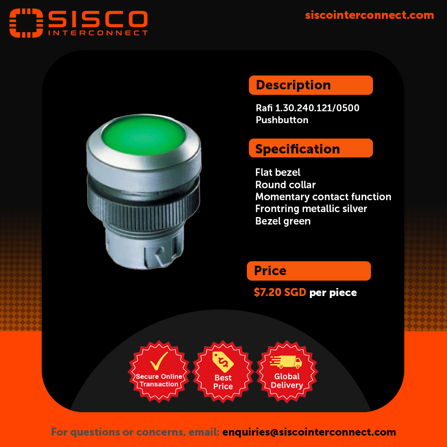 siscointercon's tweet photo. With sleek design a&amp; cutting-edge functionality, Rafi Pushbutton makes everyday tasks simpler &amp; smarter. 

✅ Easy to install
✅ Reliable performance
✅ Designed for convenience

Check out https://t.co/2uSOngNpVQ for Rafi products
#pushbutton #electroniccomponents #electronics https://t.co/ubjcVwrQM3