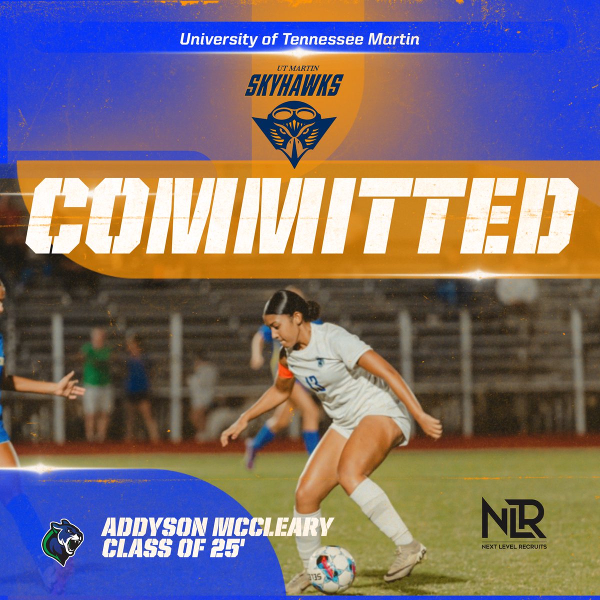 Congratulations to Addyson McCleary on committing to play D1 soccer at the #NextLevel for University of Tennessee Martin!! Go Skyhawks!!