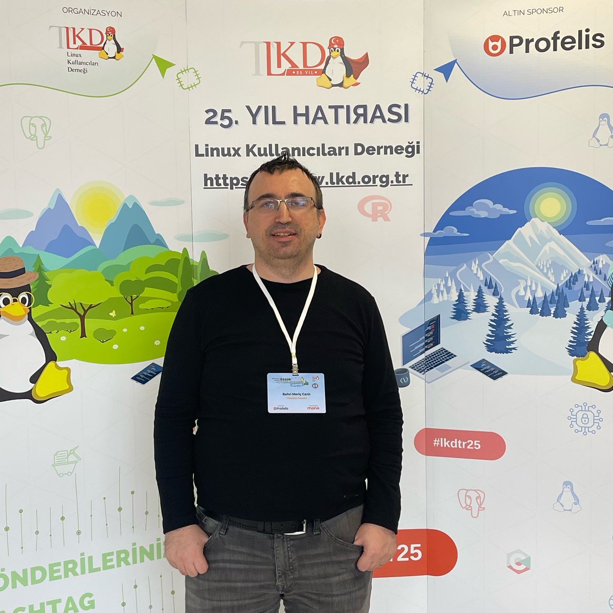 Linux Kullanıcıları Derneği'nin 25. yılının ilk etkinliği Mustafa Akgül Özgür Yazılım 2025 Kış Kampı hatırası #lkdtr #lkdtr25 #oyk2025kis