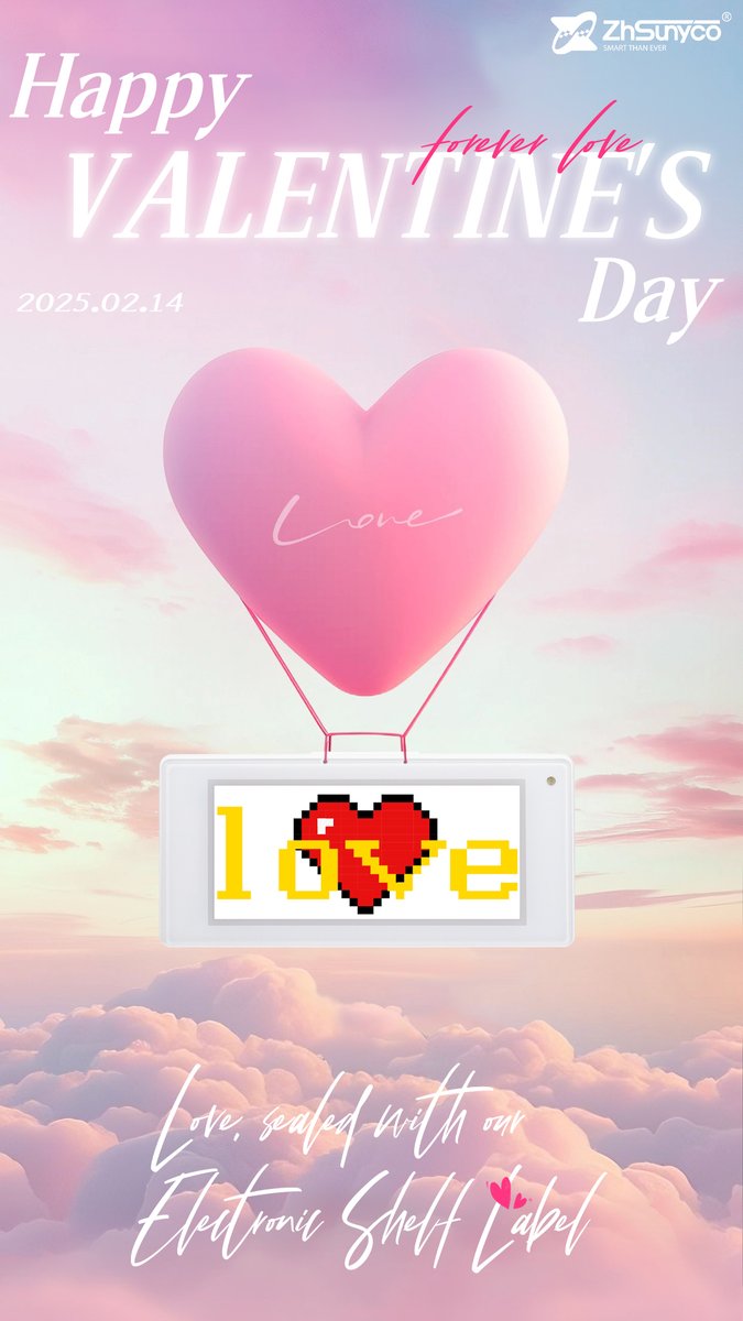 SUNYTechnology's tweet image. 💖 Celebrate Love with Smart Labels This Valentine’s Day! 💖zhsunyco.com
#SmartRetail #ElectronicShelfLabels #LoveAndTech